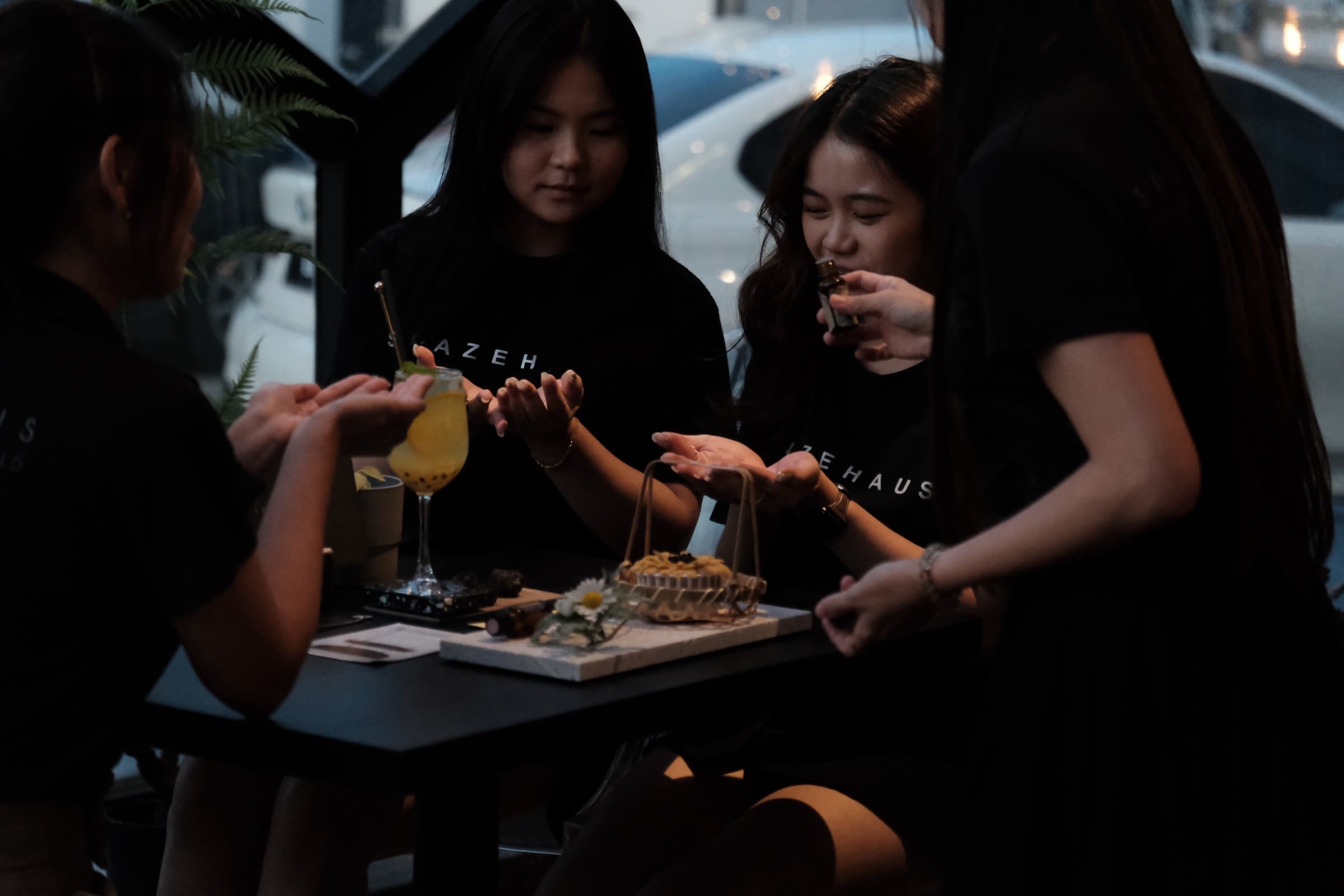 The SPAZEHAUS team gathering at their café in Johor Bahru