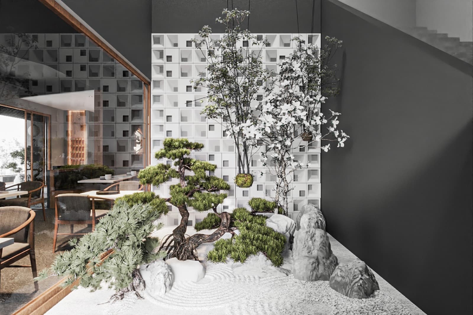 Awagyu Restaurant — Japanese Restaurant interior design & renovation by SPAZEHAUS in Johor Bahru, materials and textures