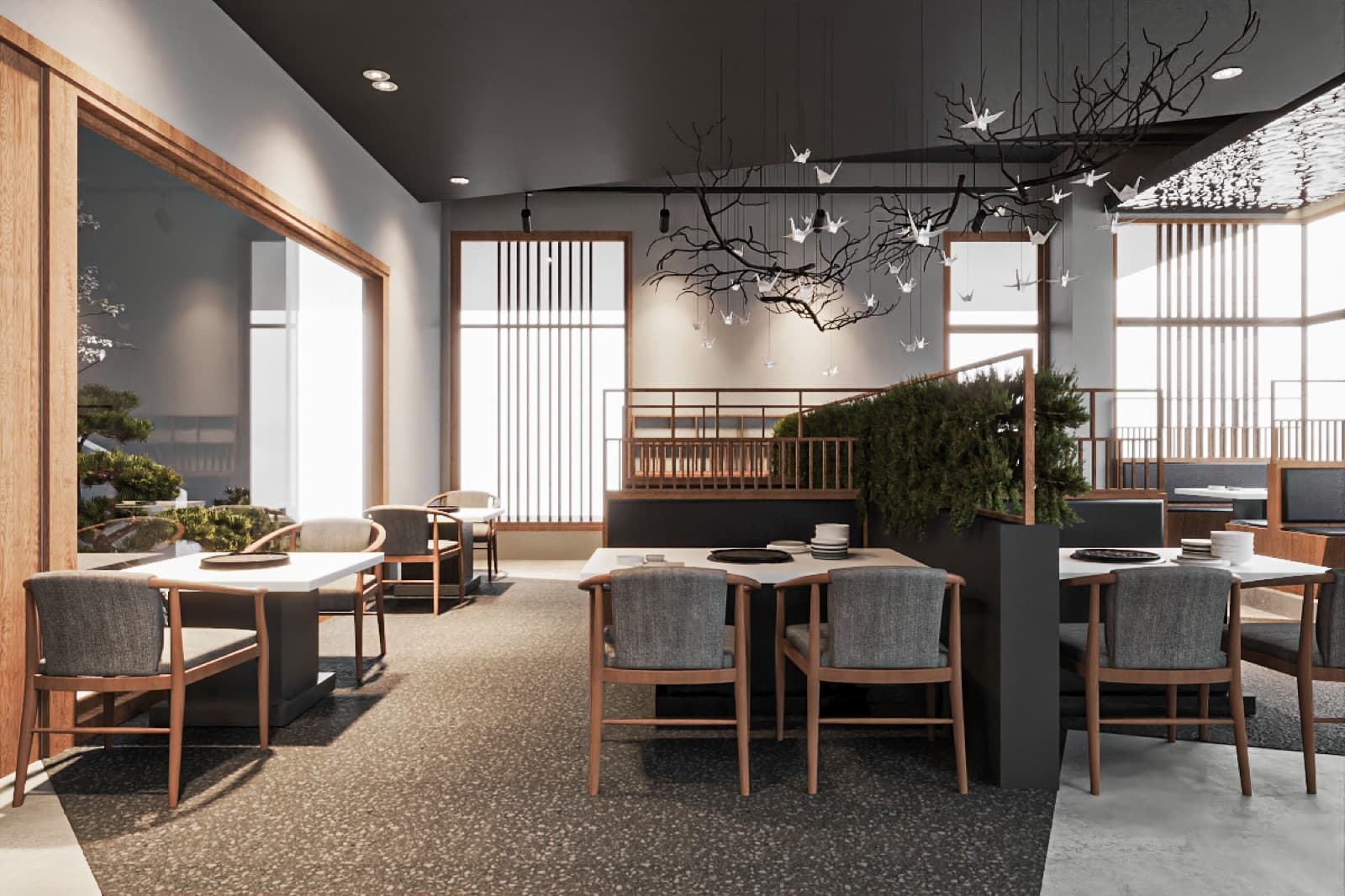 Awagyu Restaurant — Japanese Restaurant interior design & renovation by SPAZEHAUS in Johor Bahru, layout and flow