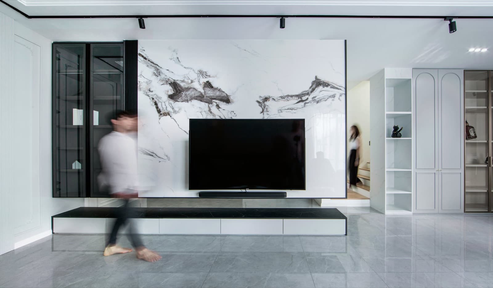 Eco Spring Cluster House — Cluster House interior design & renovation by SPAZEHAUS in Eco Spring, Johor Bahru, design and styling detail