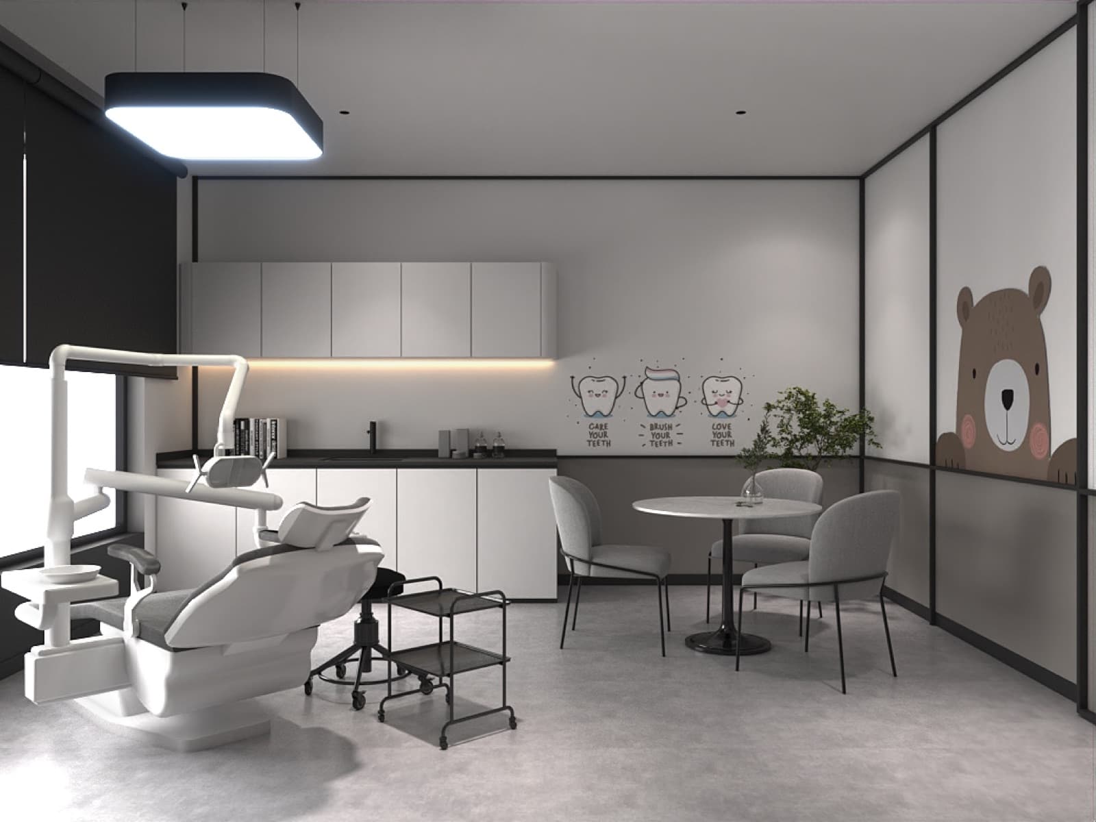 The Garden Dental — Dental Clinic interior design & renovation by SPAZEHAUS in Johor Bahru, design and styling detail