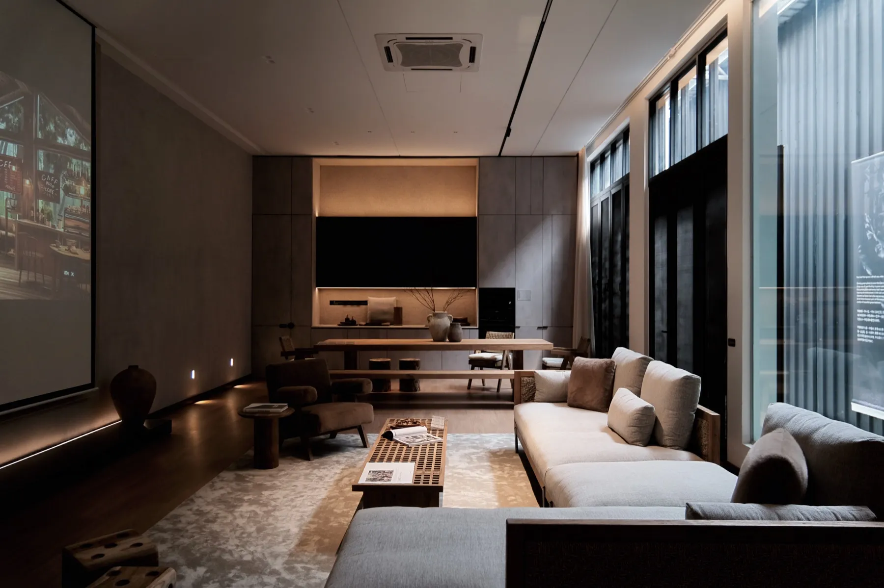 Contemporary living room interior design and renovation by SPAZEHAUS in Johor Bahru