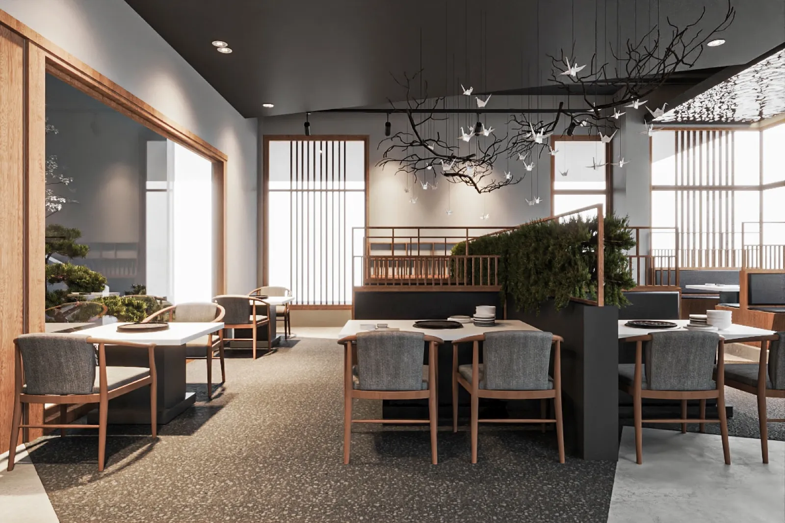 Awagyu Restaurant — Japanese Restaurant commercial interior design by SPAZEHAUS, Johor Bahru