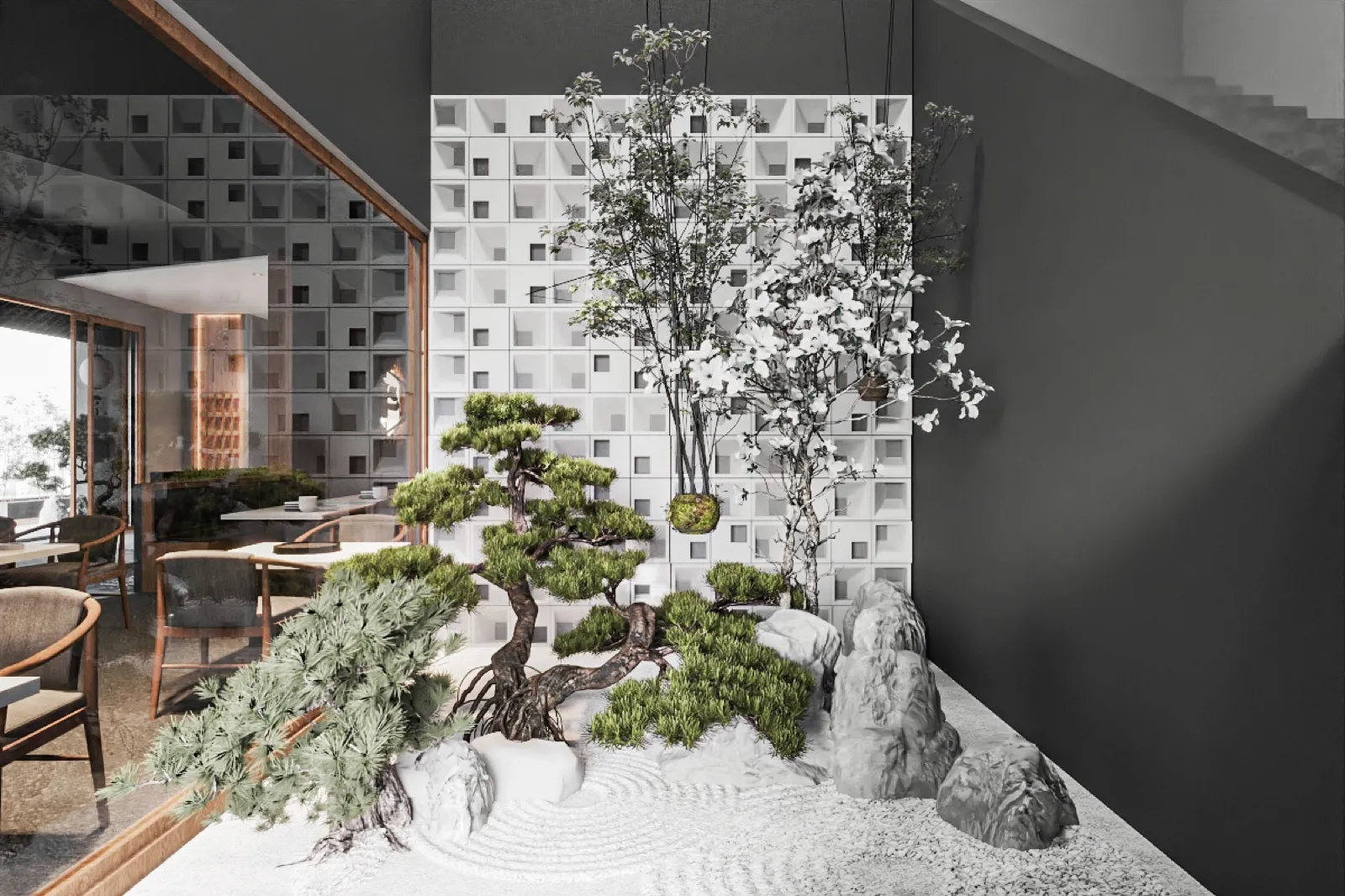 Awagyu Restaurant — Japanese Restaurant interior design & renovation by SPAZEHAUS in Johor Bahru, materials and textures