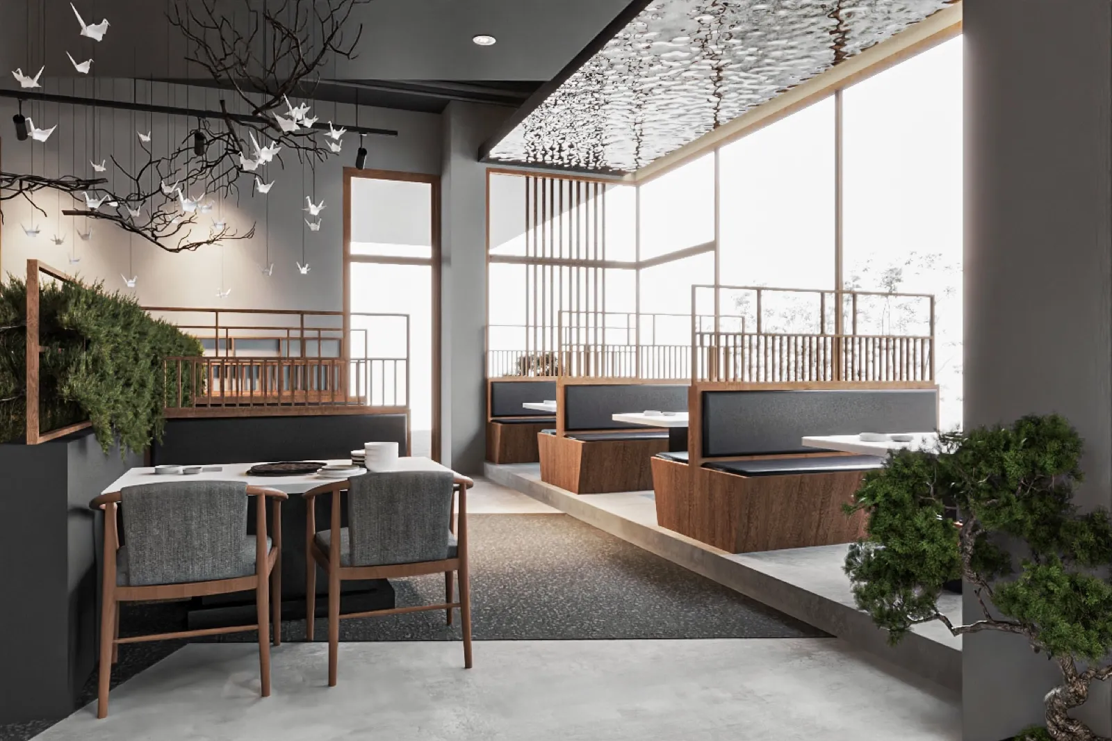 Awagyu Restaurant — Japanese Restaurant interior design & renovation by SPAZEHAUS in Johor Bahru, mood and ambience