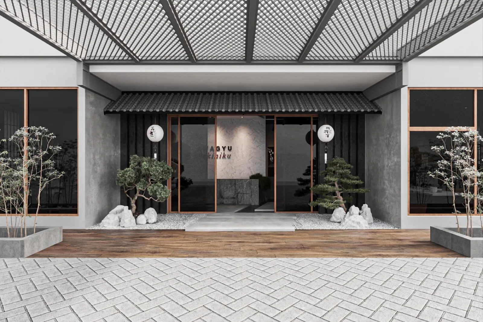 Awagyu Restaurant — Japanese Restaurant interior design & renovation by SPAZEHAUS in Johor Bahru, custom joinery and finishes