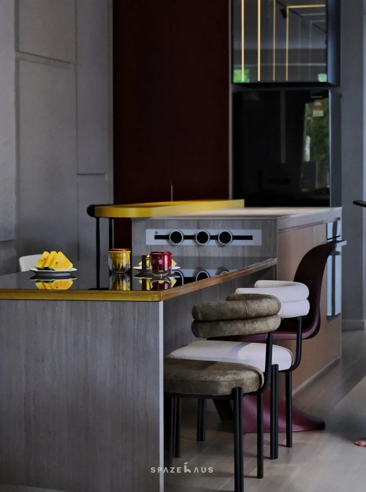 Eco Spring House — Cluster House interior design & renovation by SPAZEHAUS in Eco Spring, Johor Bahru, materials and textures