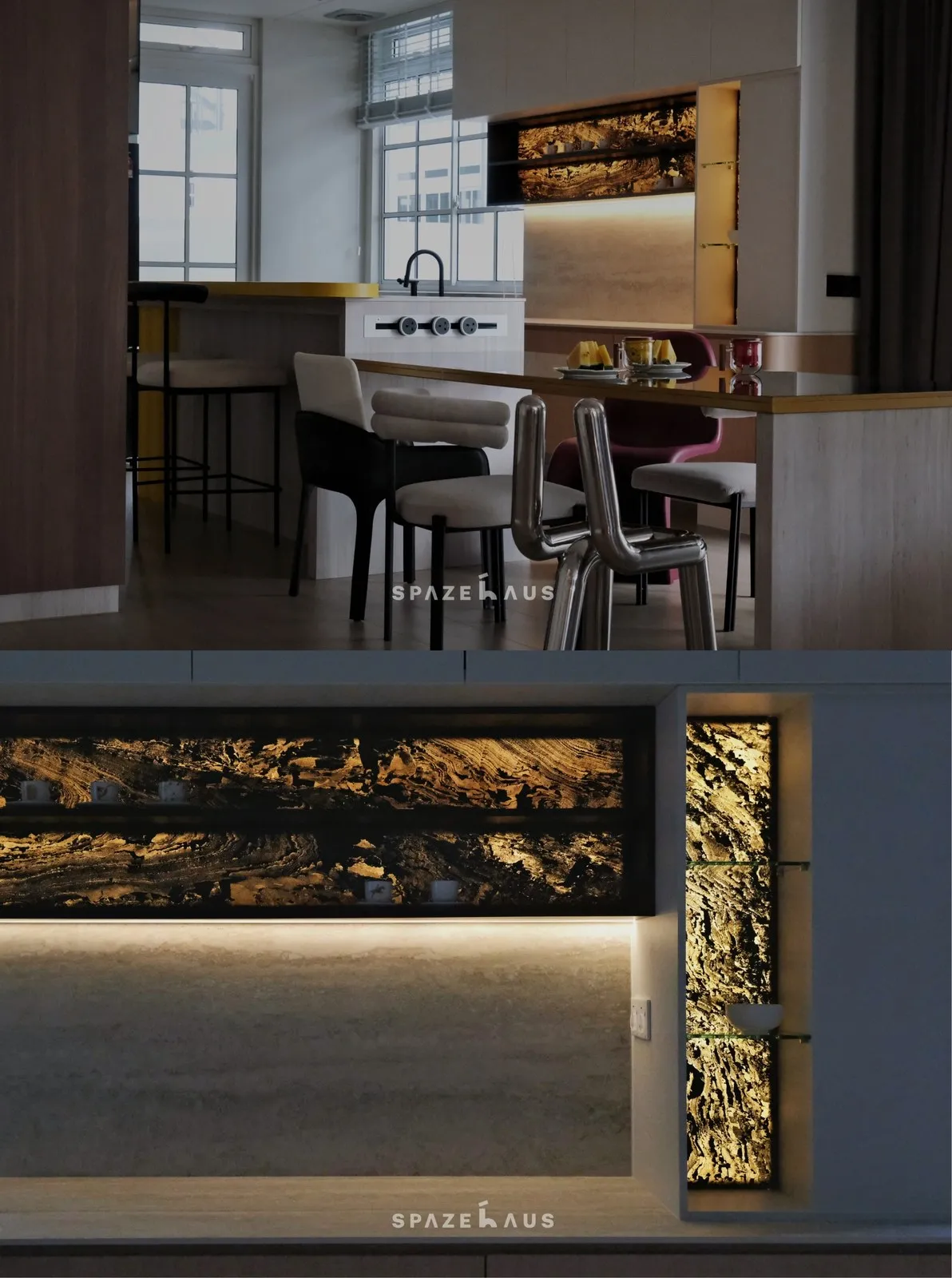 Eco Spring House — Cluster House interior design & renovation by SPAZEHAUS in Eco Spring, Johor Bahru, mood and ambience