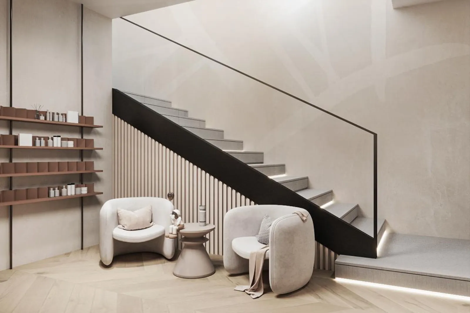 The Garden Dental — Dental Clinic interior design by SPAZEHAUS in Penang, materials and textures