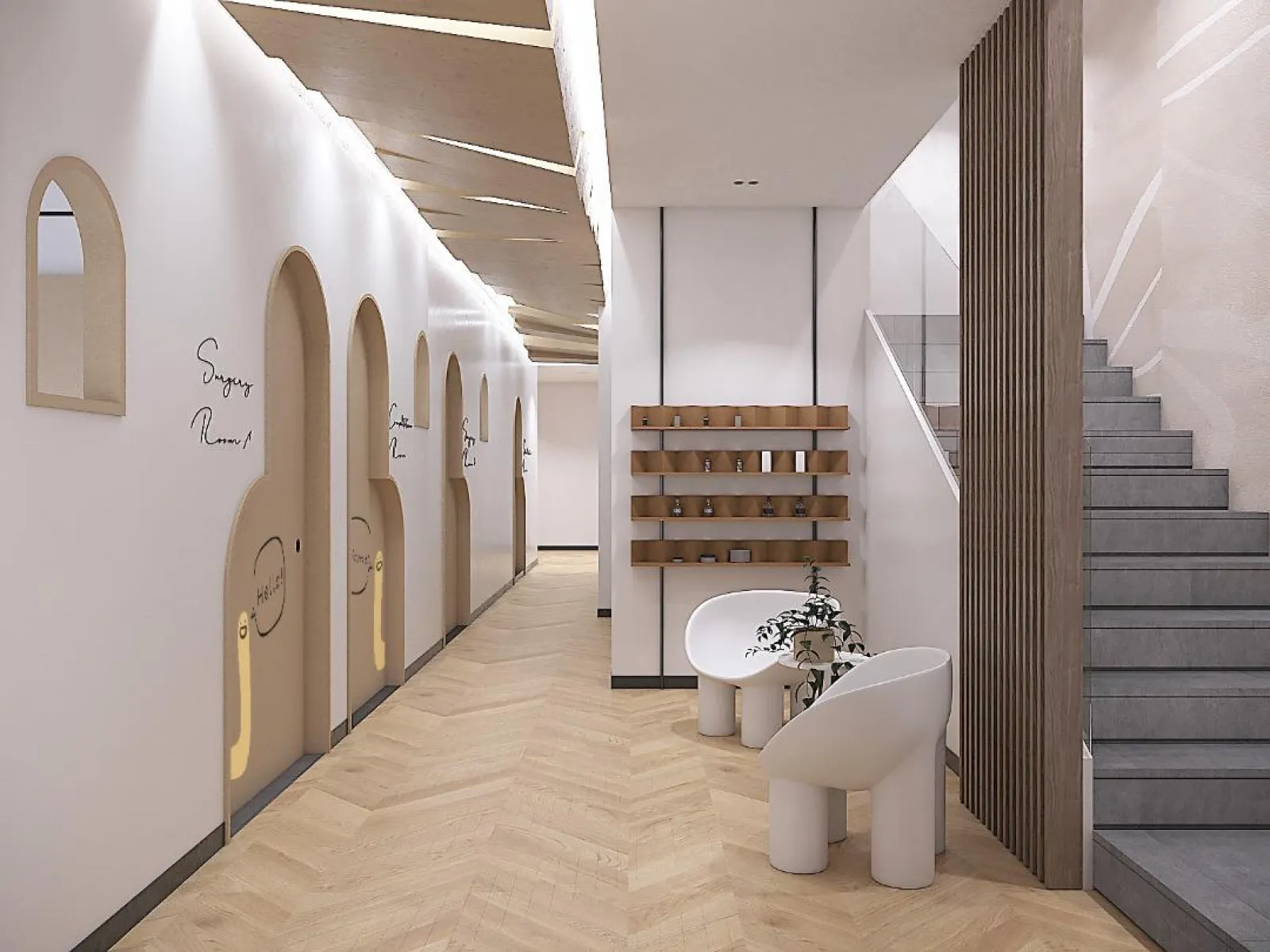 The Garden Dental — Dental Clinic interior design by SPAZEHAUS in Penang, mood and ambience