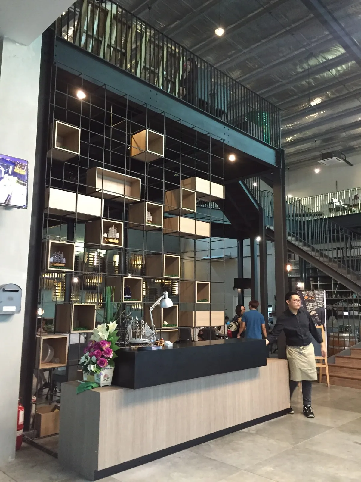 HAVN Cafe — Café interior design & renovation by SPAZEHAUS in Kulai, Johor Bahru, design and styling detail