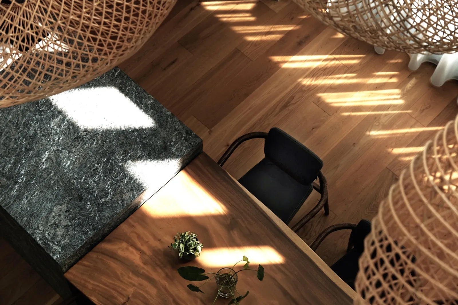 Taman Gaya Cluster — Cluster House interior design & renovation by SPAZEHAUS in Taman Gaya, Johor Bahru, materials and textures