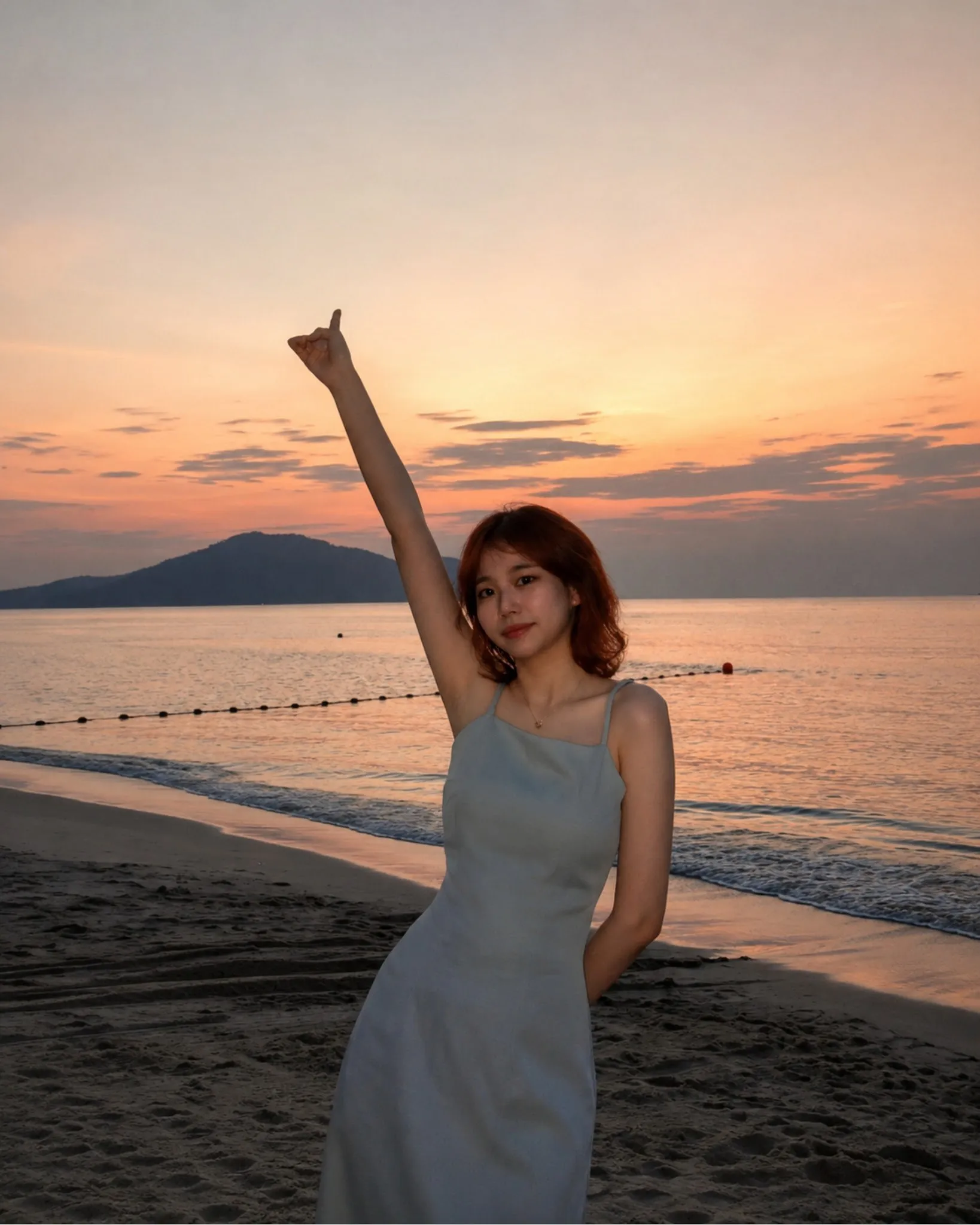 Ending the Day by the Sea