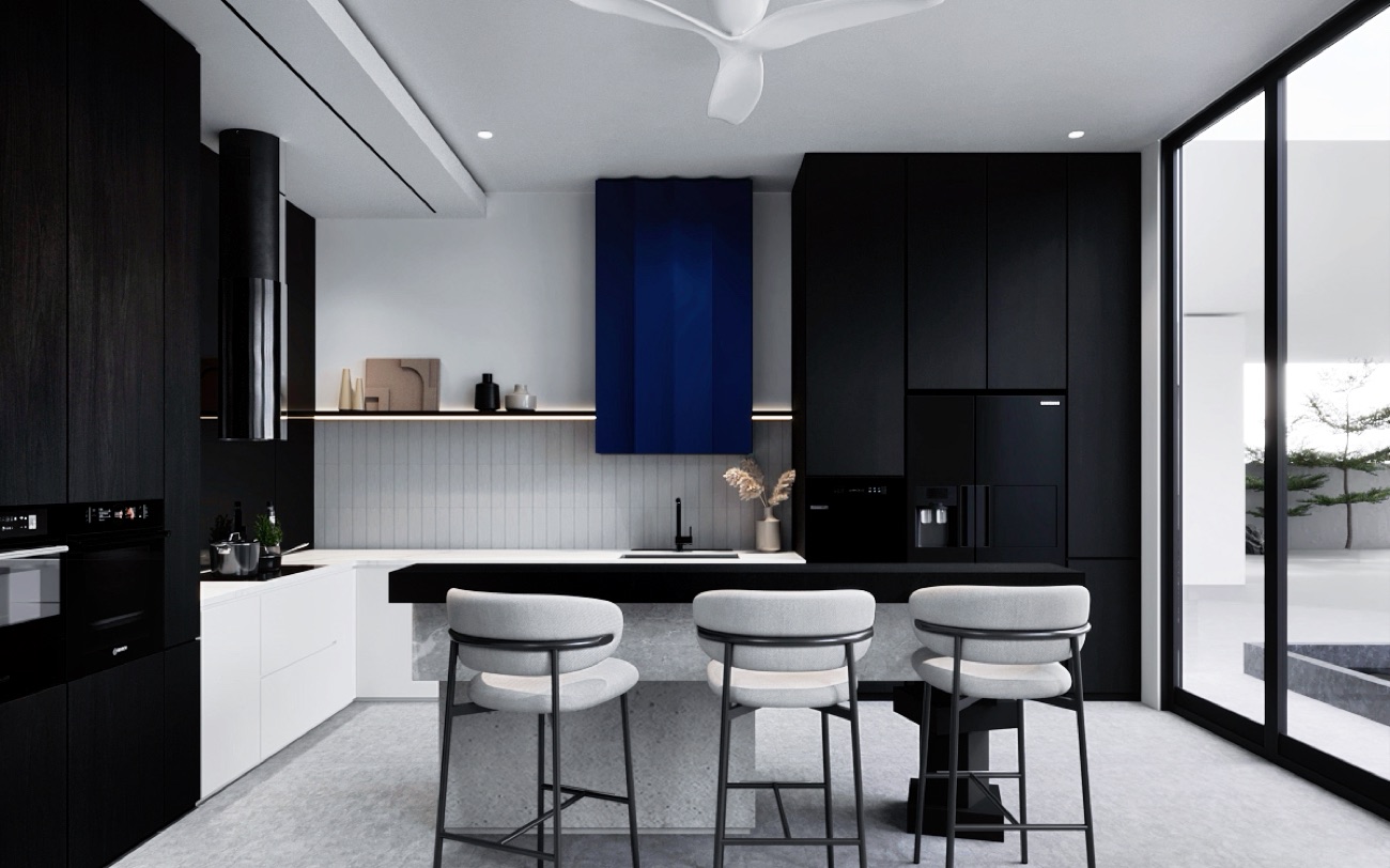 Kitchen interior design and renovation by SPAZEHAUS in Johor Bahru